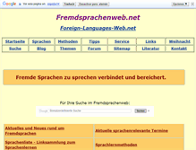 Tablet Screenshot of fremdsprachenweb.net